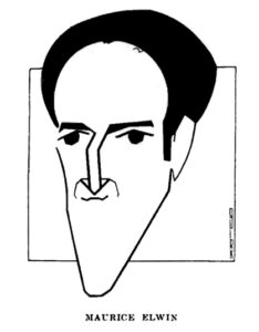 Maurice Elwin Caricature by Quirk